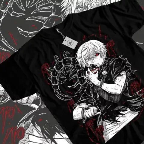 Tokyo Ghoul Ken Kaneki Japanaise Manga Anime All Size T-Shirts