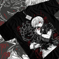 Tokyo Ghoul S 4XL Ken Kaneki S 4XL Japanaise Manga Anime S 4XL T-Shirts