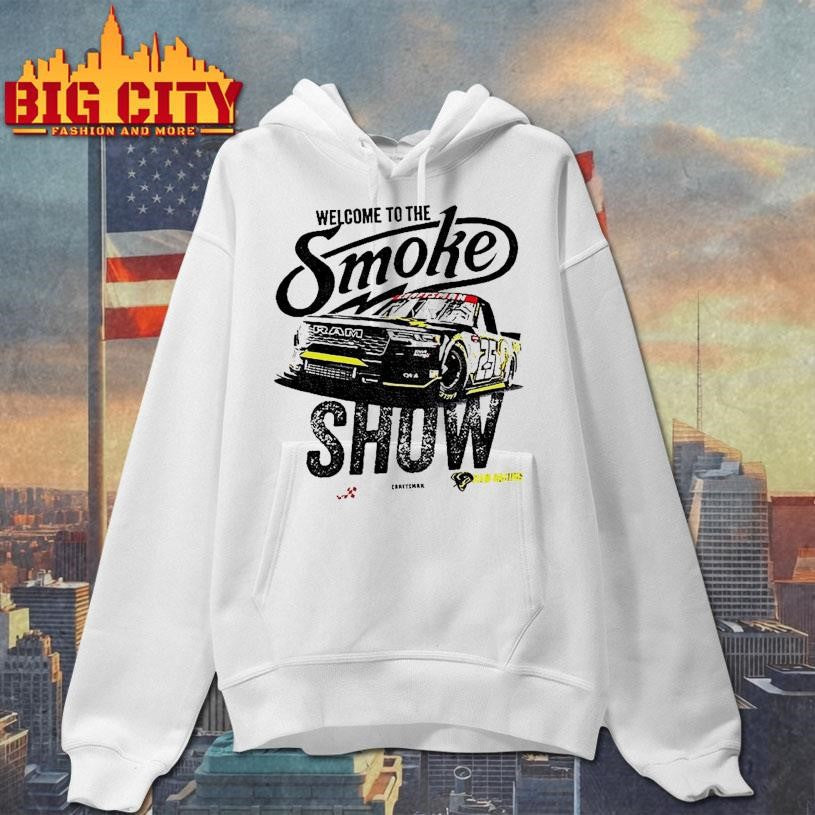 Tony Stewart Welcome To The Smoke Show Kaulig Racing And Ram Logo Shirt