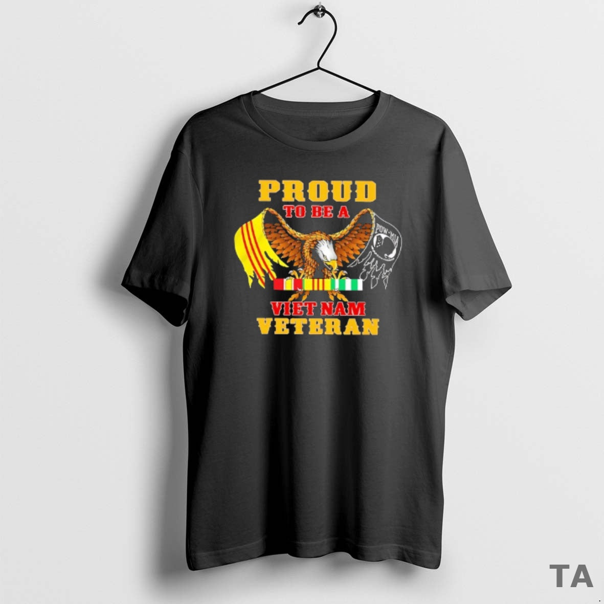 Top Eagle Proud Be Vietnam Veteran T-Shirts