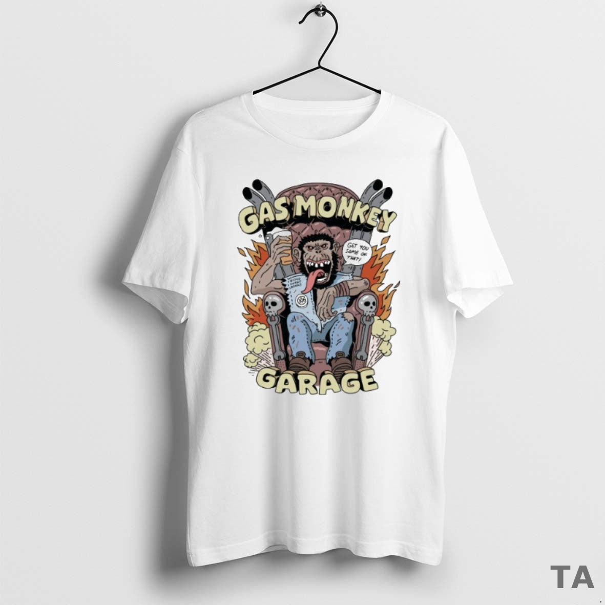 Top Gas Monkey Garage Get You Some That King Chaos T-Shirts