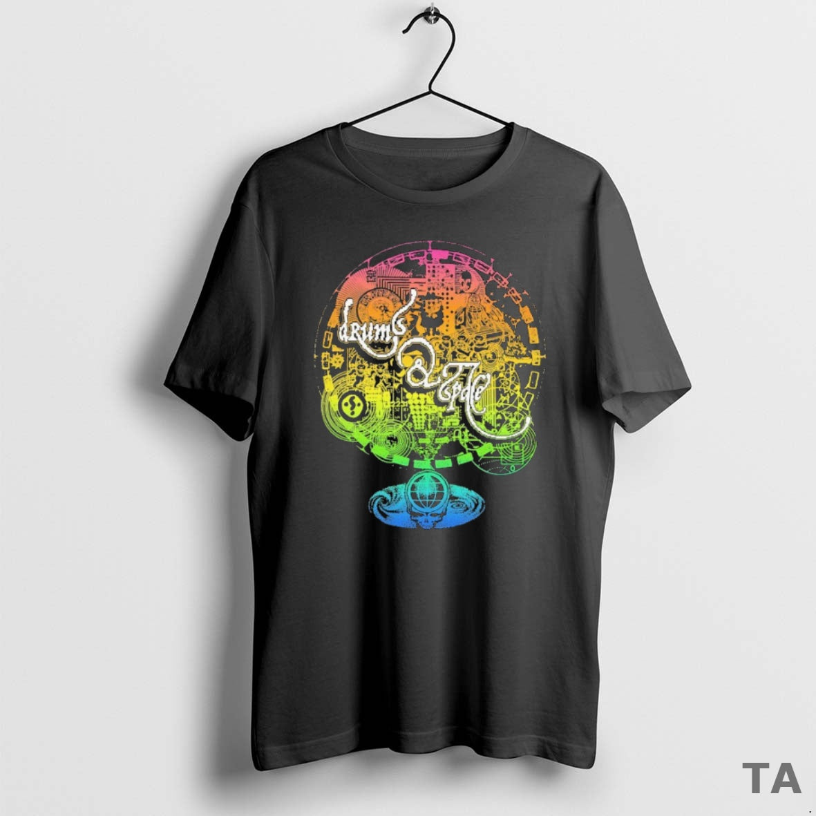 Top Grateful Dead Drums Space Rainbow Gradient T-Shirts