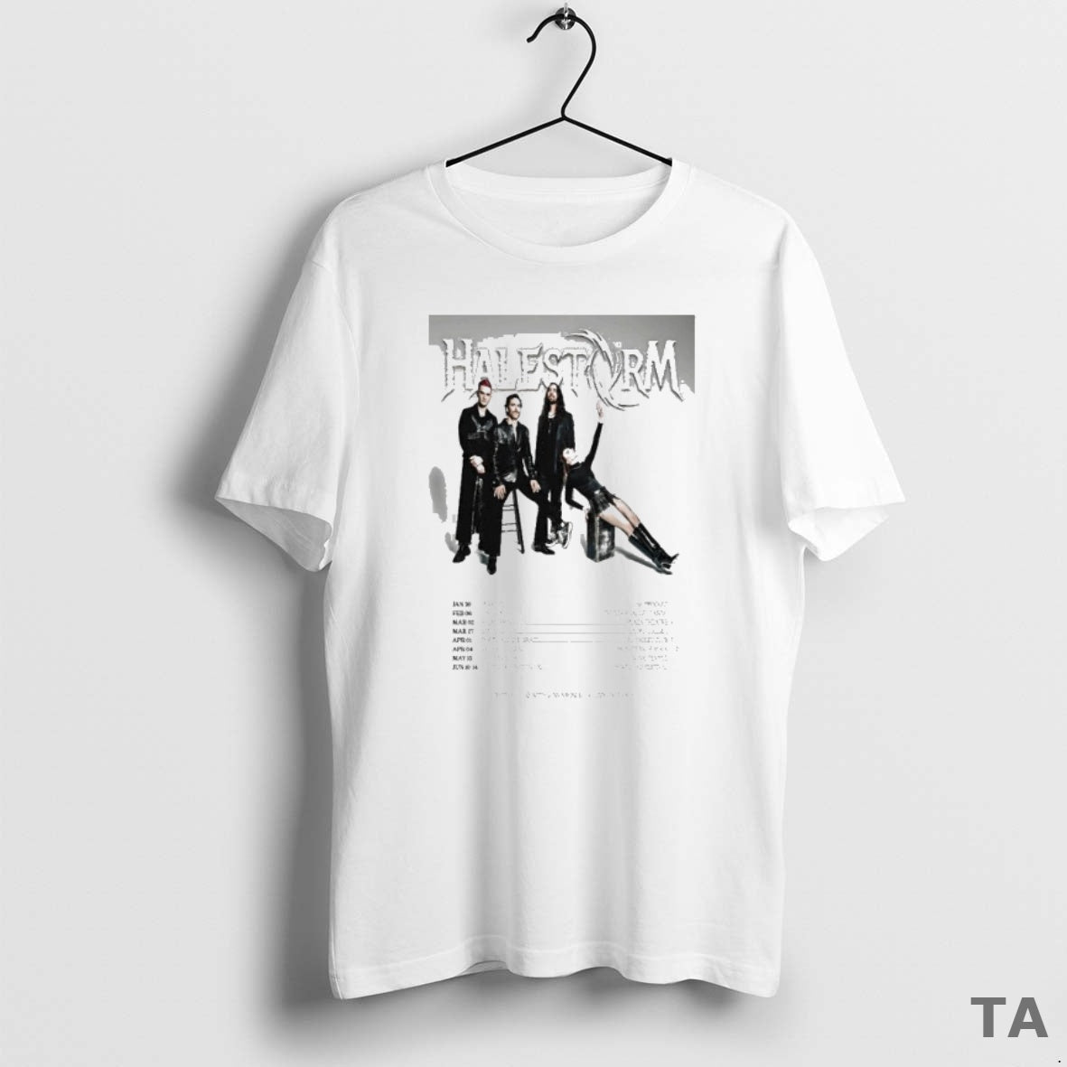 Top Halestorm Fall Tour 2026 T-Shirts