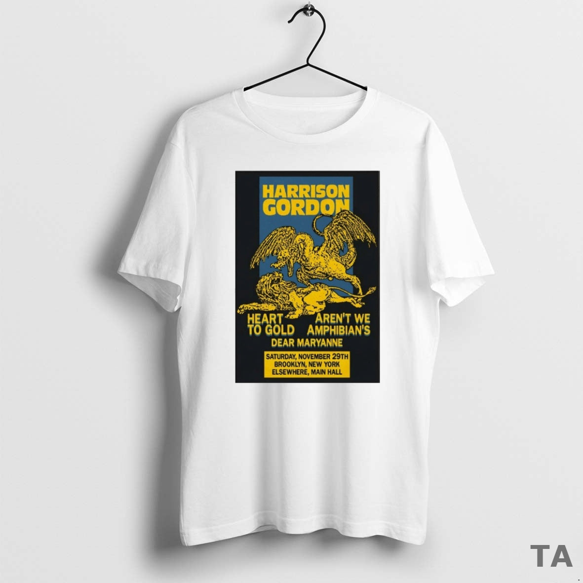 Top Harrison Gordon November 29 2025 Elsewhere Brooklyn Ny T-Shirts
