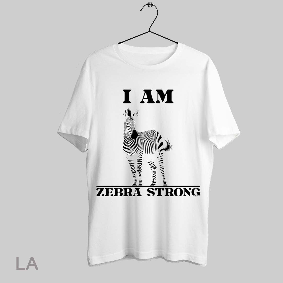 Top I Am Zebra Strong T Shirt