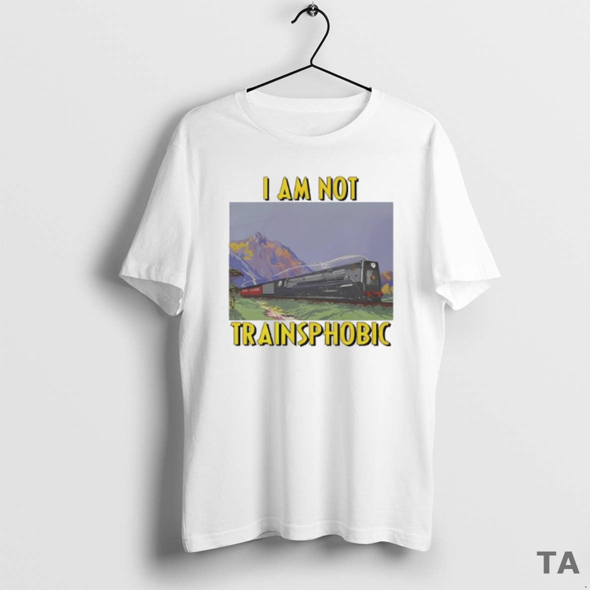 Top I Am Not Transphobic Photo Art T-Shirts