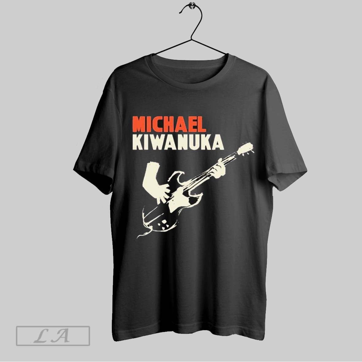 Top Michael Kiwanuka Guitar Sketch T Shirt