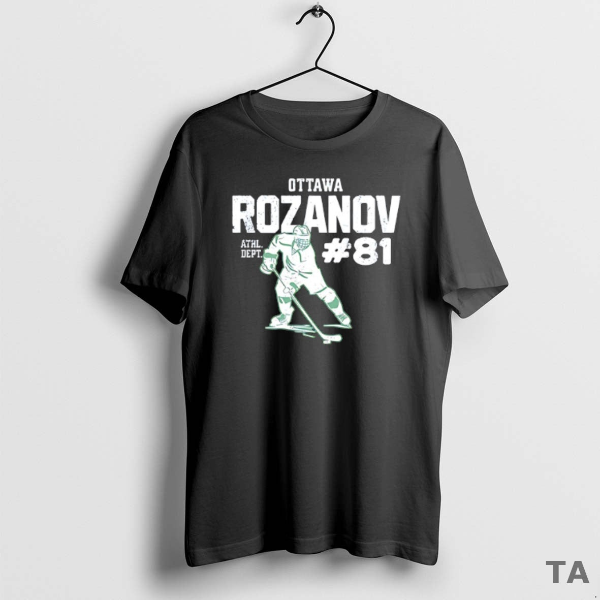 Top Ottawa Rozanov 81athl Dept Ice Hockey T-Shirts