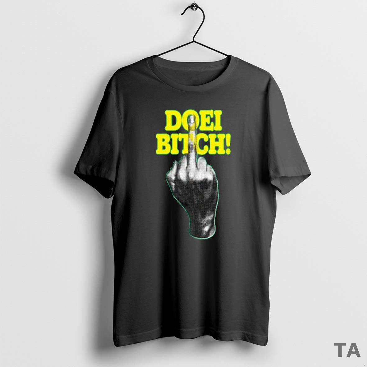Top Roxy Dekker Doei Bitch Middle Finger T-Shirts