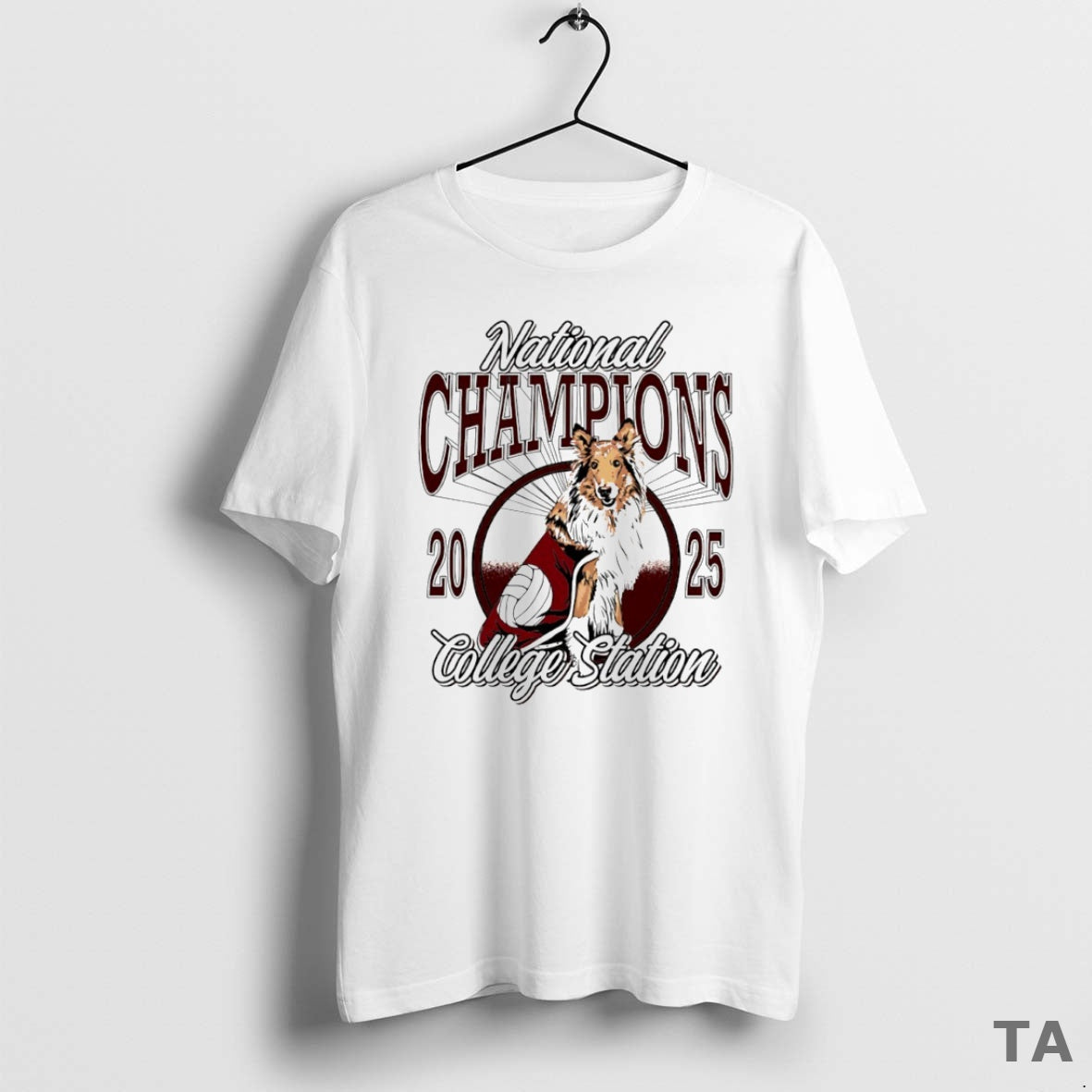Top Texas M Volleyball 2025 National Champions College Station Circle T-Shirts