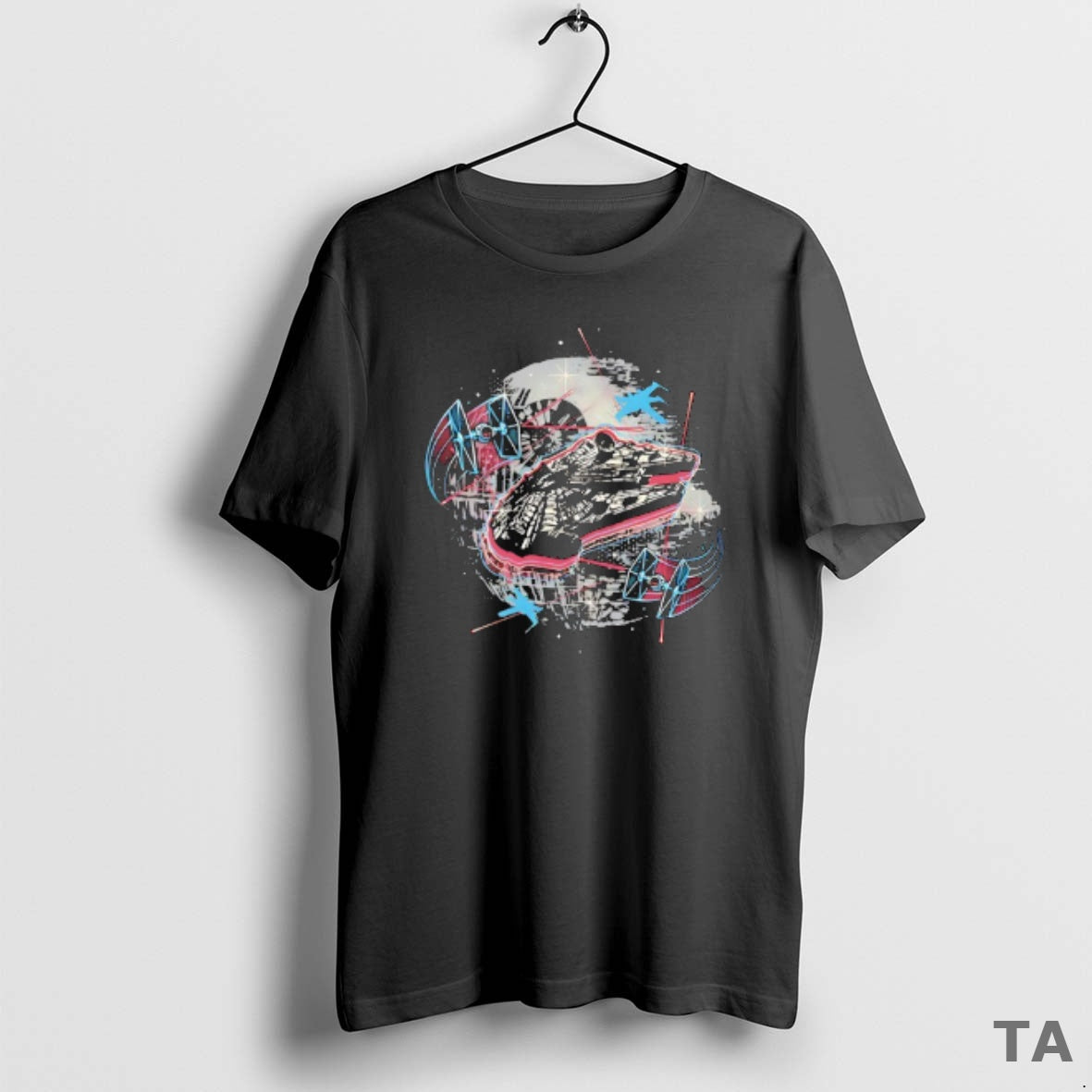 Top Great Galactic Battle Space Battle Millennium Falcon T-Shirts