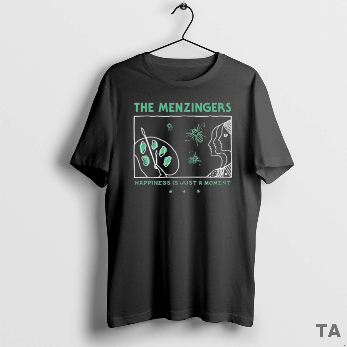 Top Menzingers Happiness Is Just Moment Painter T-Shirts