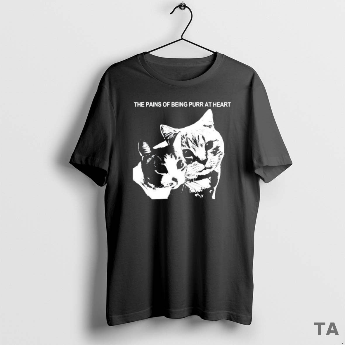 Top Pains Being Purr Heart Fect Pains Cats T-Shirts