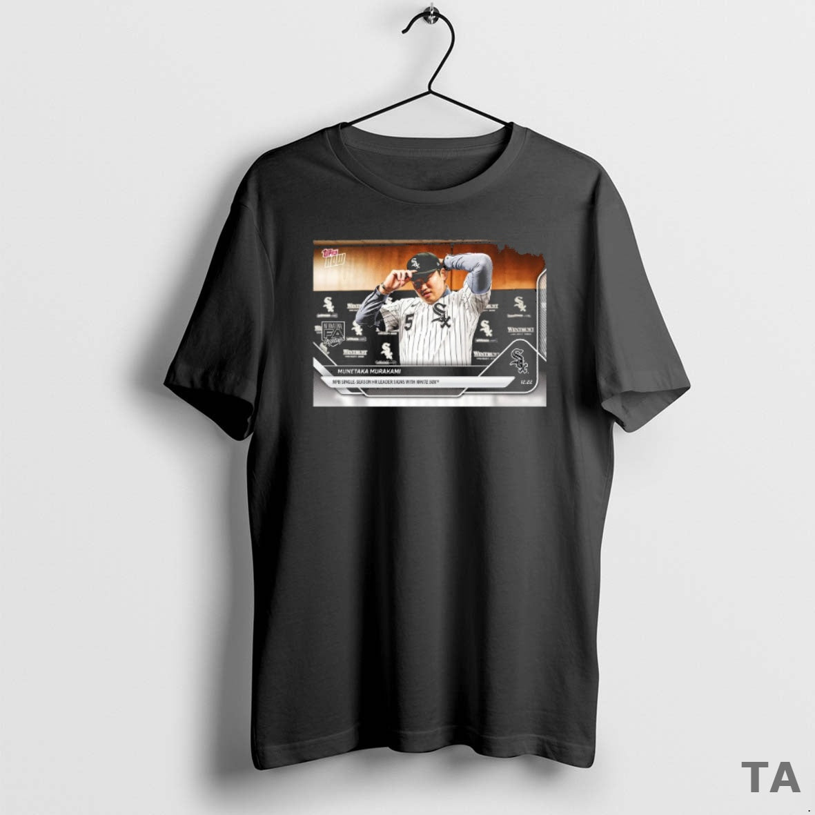 Top Munetaka Murakami Npb Single Season Hr Leader Signs White Sox Topps Now Card T-Shirts