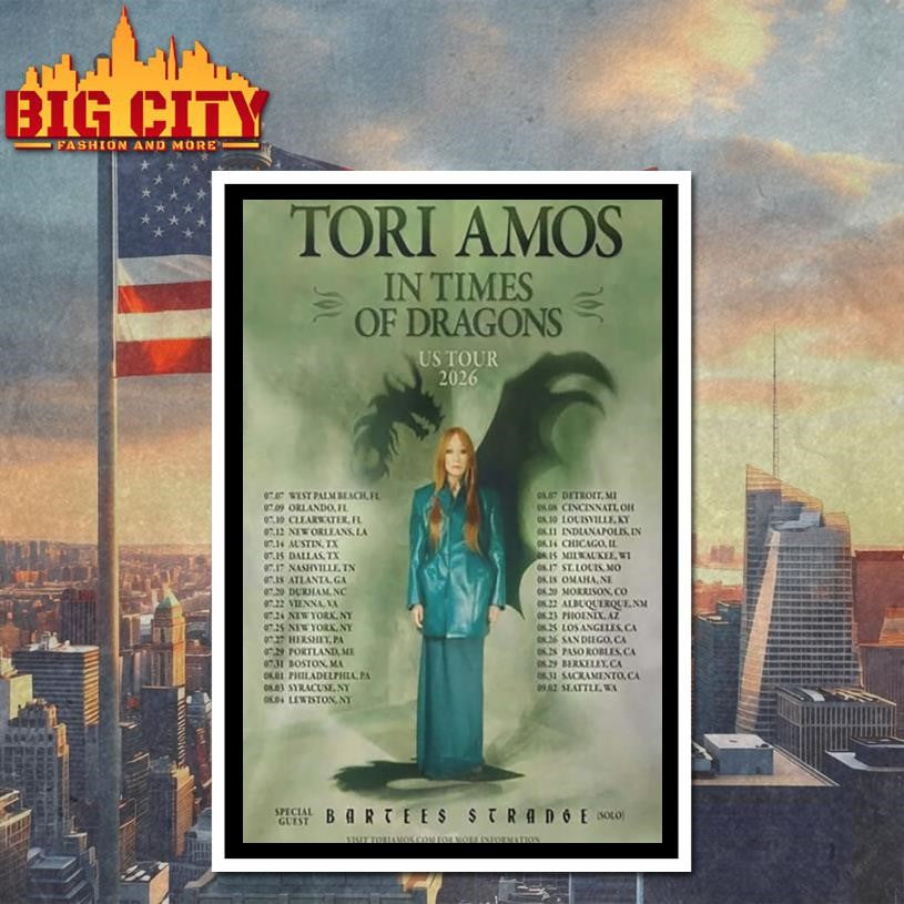 Tori Amos Aug 25 2026 Greek Theatre Los Angeles CA Poster Shirt