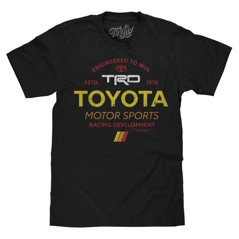 Toyota TRD Motor Sports Racing Development Black T-Shirts