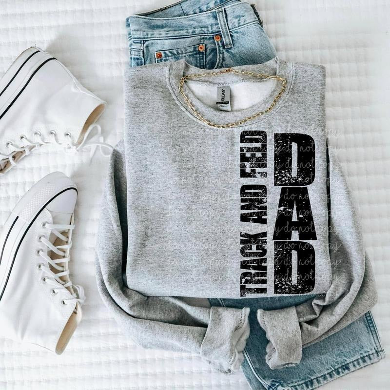 Track Field Dad DTF Transfers THIS IS NOT SHIRT T-Shirts
