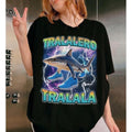 Tralalero Tralala Funny Shark Meme Brain Rot Shirt Stupid Friend Funny Meme Short Sleeve T-Shirts