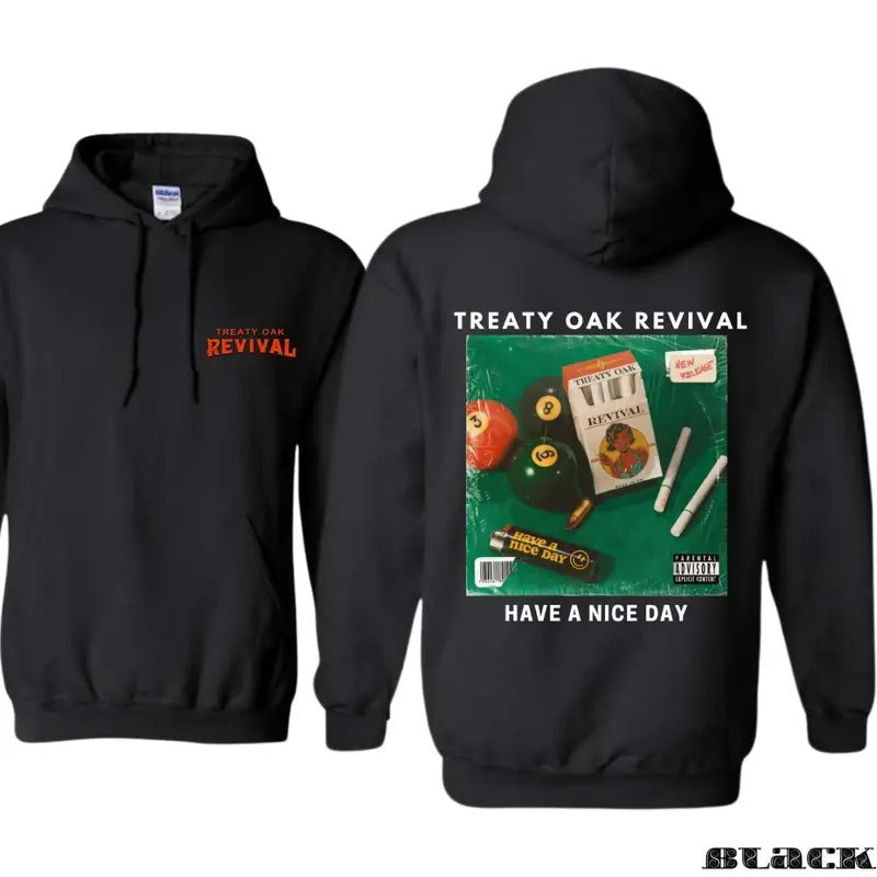 Treaty Oak Revival Unique Album Cover Pool Balls Music Fans Street Enthusiasts Trend T-Shirts