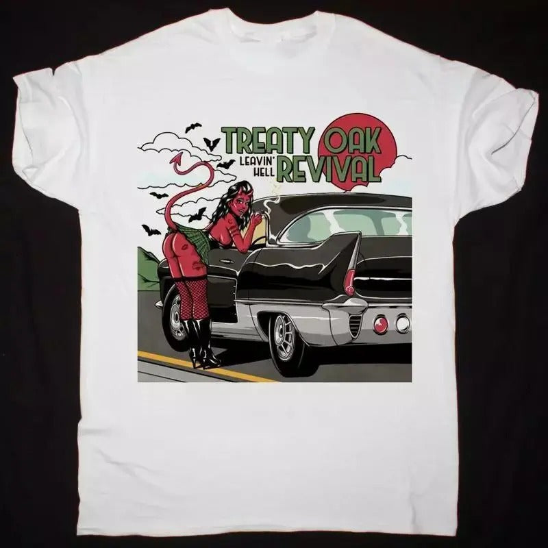 Treaty Oak Revival Trending Cotton T-Shirts