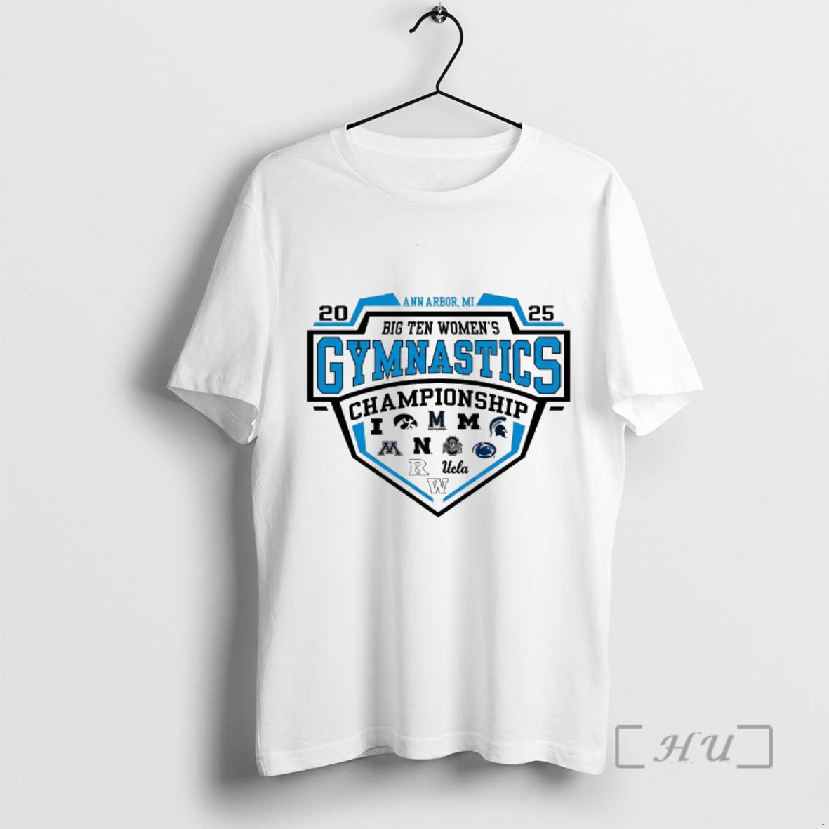 Trending 2025 Ann Arbor Mi Big Ben Gymnastics Championship All Teams Logo T-Shirts