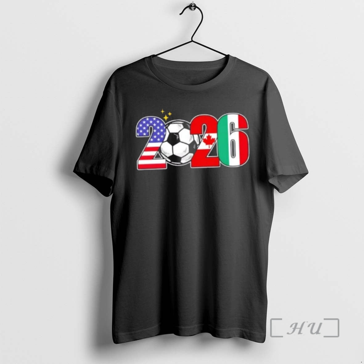 Trending 2026 Northern American Soccer Tournament Flags T-Shirts