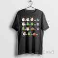 Trending 67 Six Seven Santa Tree Math Teacher T-Shirts