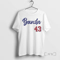 Trending Anthony Banda 43 Los Angeles Dodgers Number Name Script T-Shirts