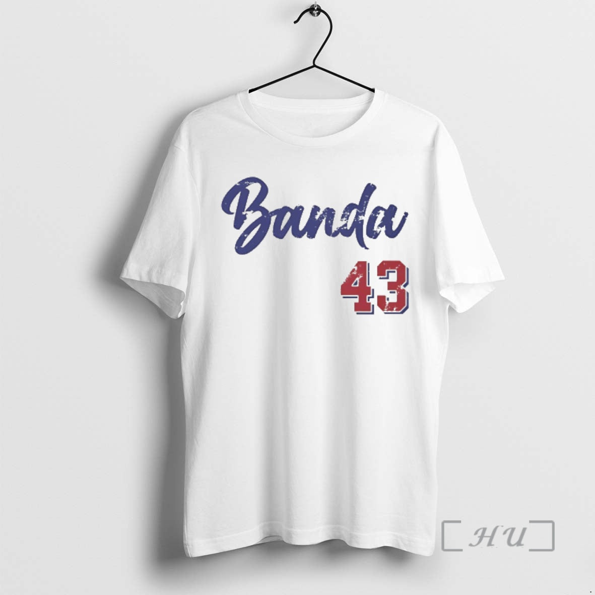 Trending Anthony Banda 43 Los Angeles Dodgers Number Name Script T-Shirts