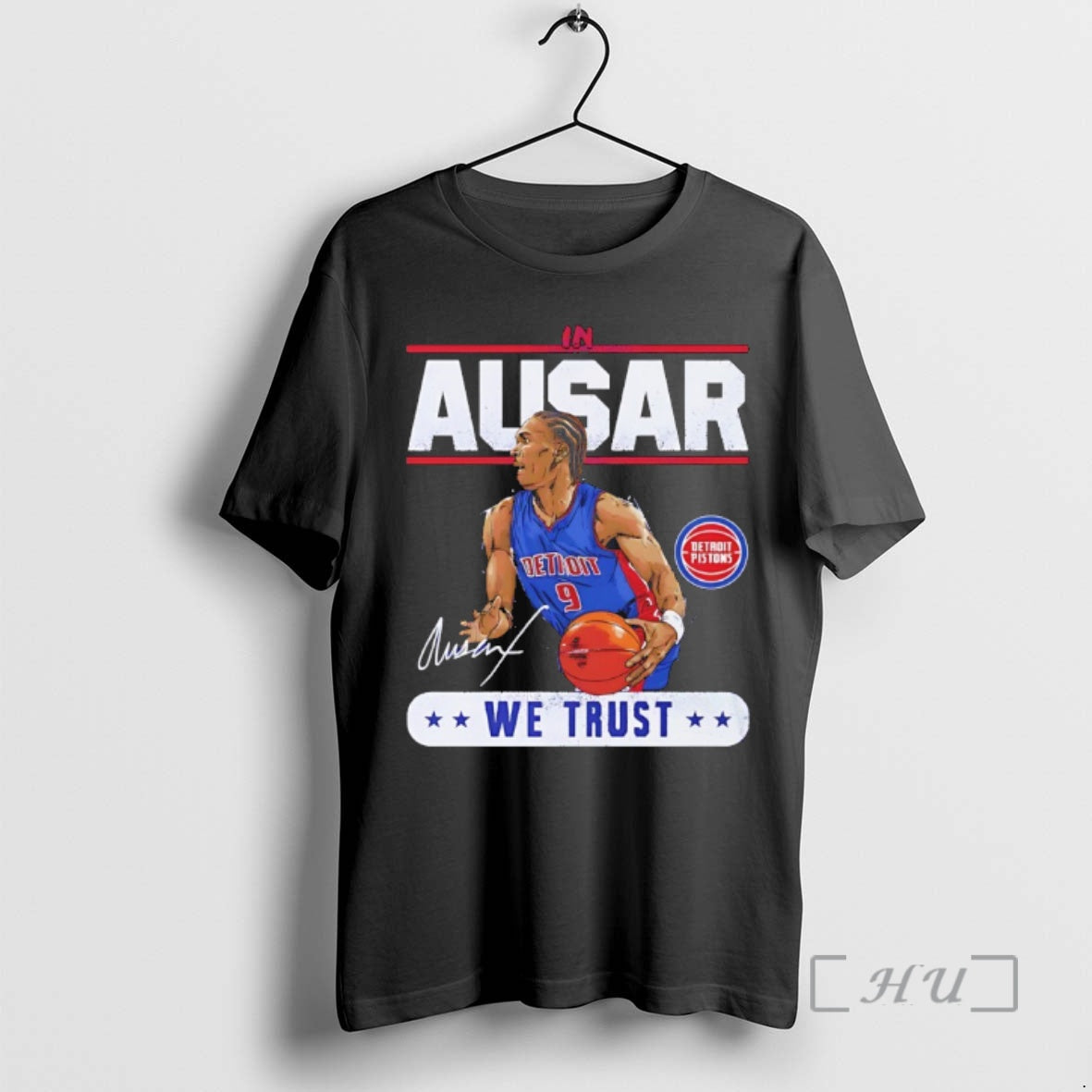 Trending Ausar Thompson Detroit Pistons Ausar We Trust Signature T-Shirts