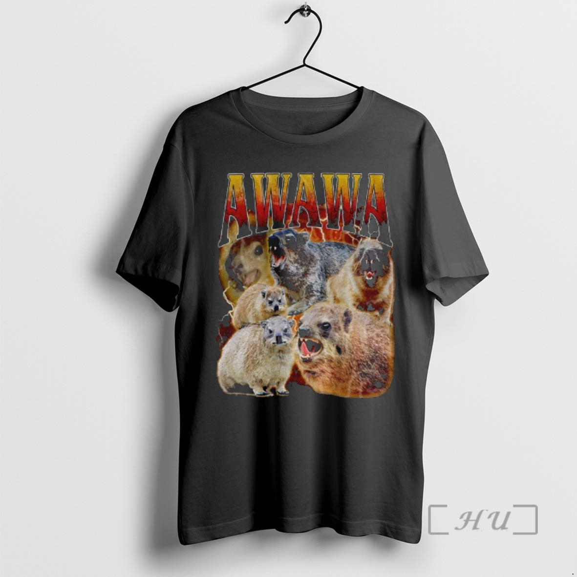 Trending Awawa Funny Animal Hyrax Meme T-Shirts
