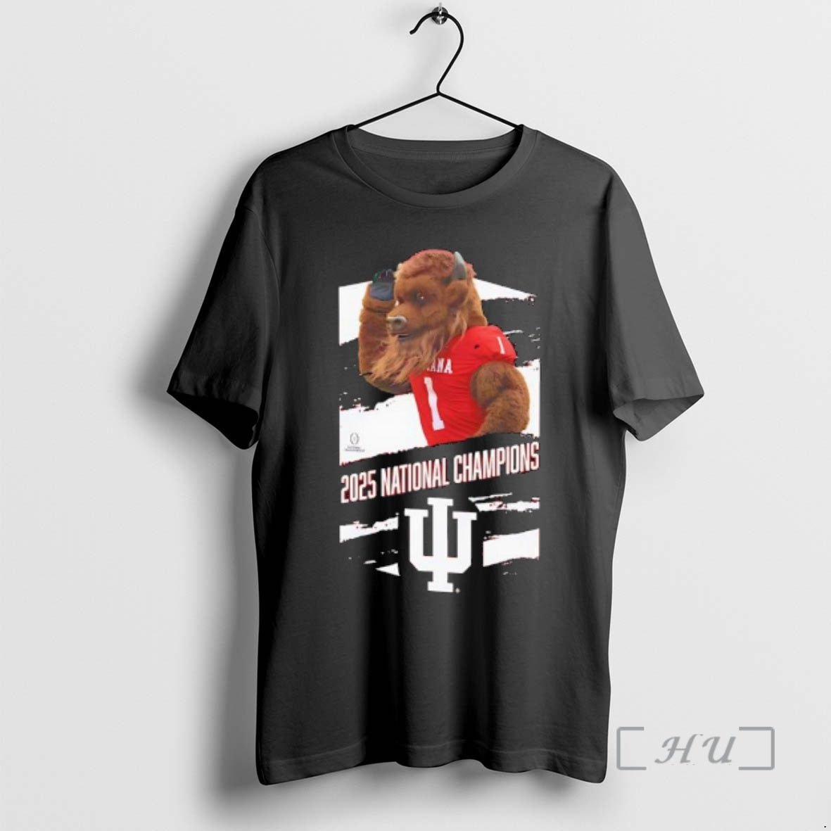 Trending Bison Mascot Hoosiers Football 2025 National Champions T-Shirts