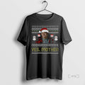 Trending Charlie Ed Gein Santa Hat Yes Mother Merry 2025 T-Shirts