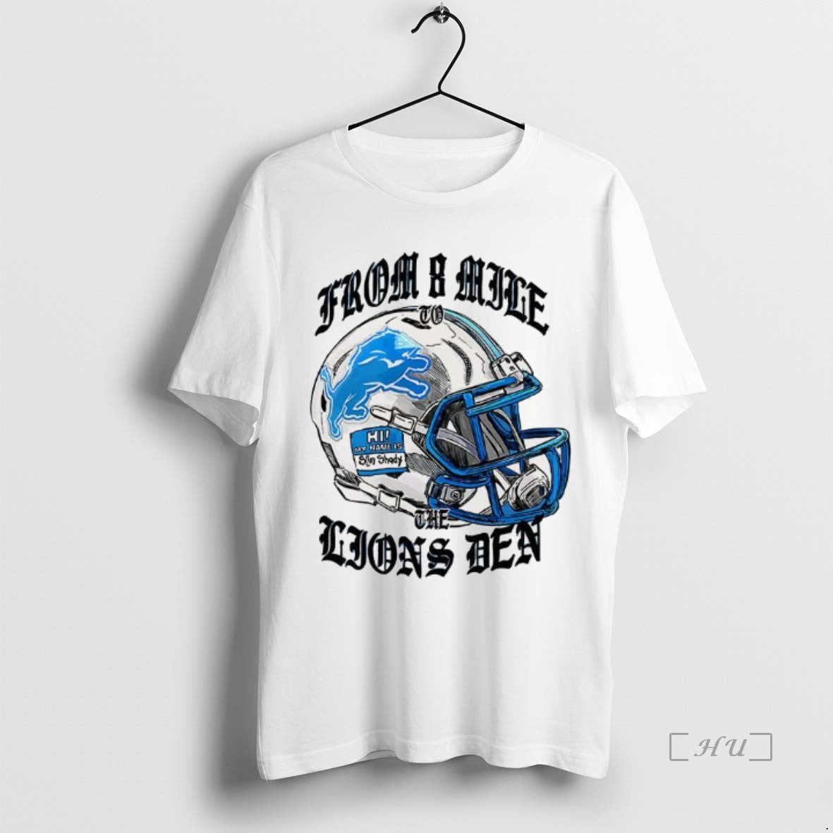 Trending Detroit Lions Eminem 8 Mile Lions Den T-Shirts