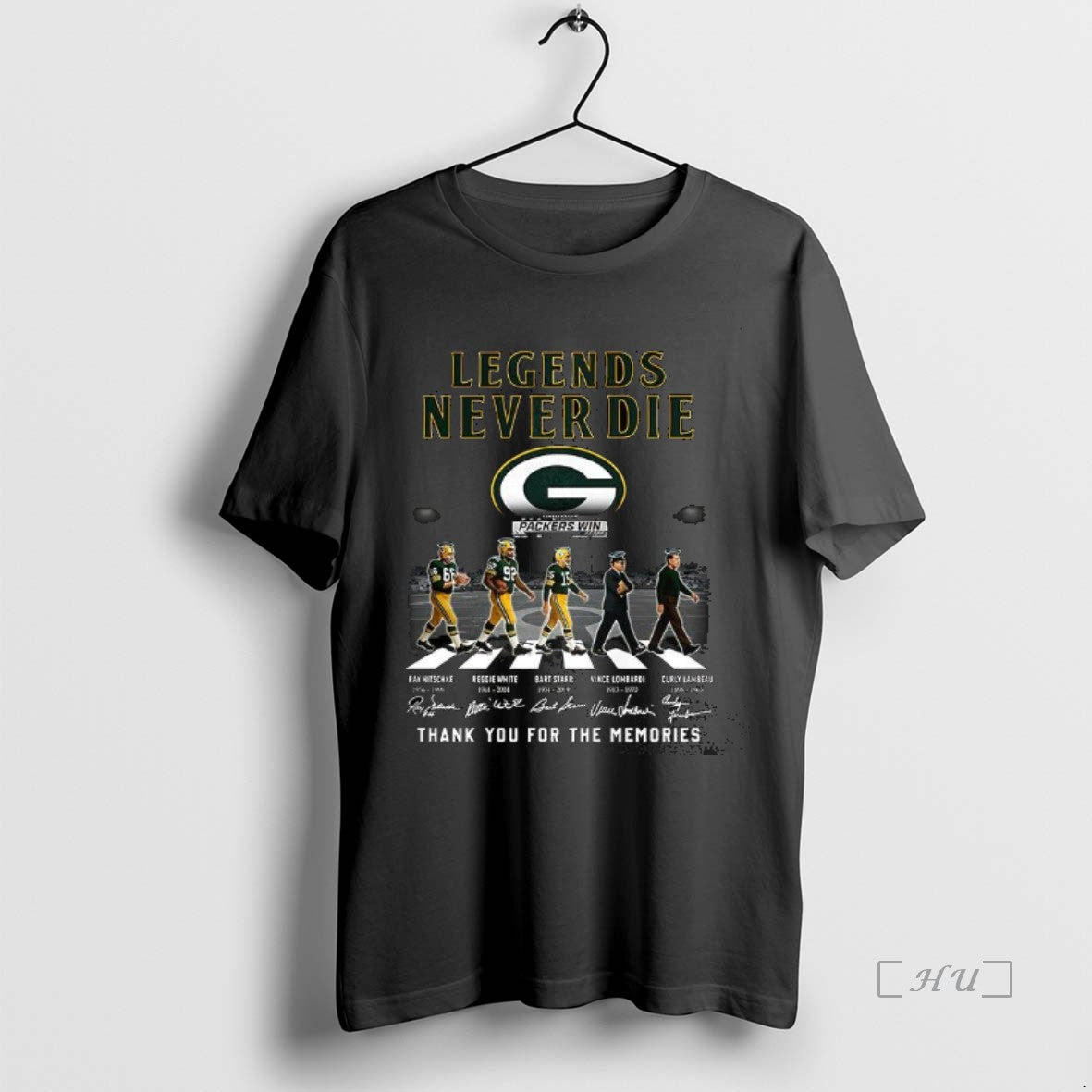 Trending Green Bay Packers Football Legends Never Die T-Shirts