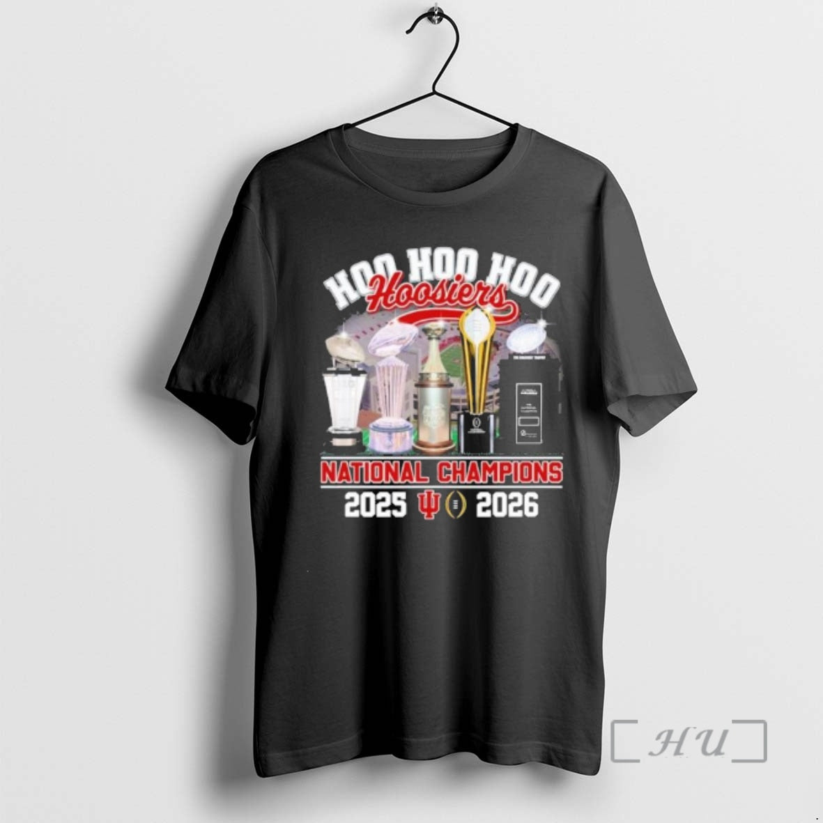 Trending Iu Football National Champions Hoo Hoo Hoo Trophy T-Shirts