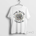Trending Im Fine This Is Fine Everything Is Fine Lights Circle T-Shirts