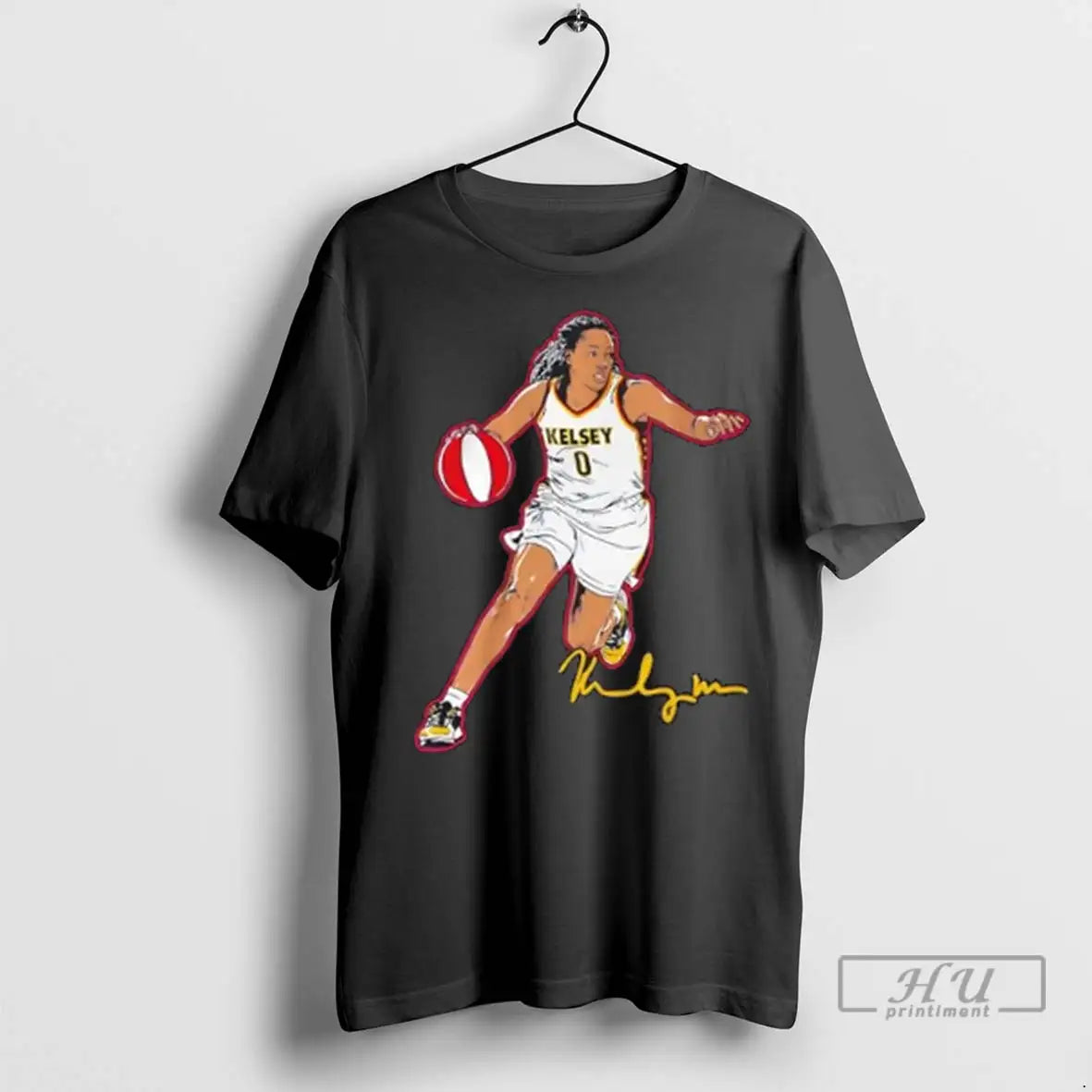 Trending Indiana Fever Kelsey Mitchell Superstar Pose Signature T Shirts