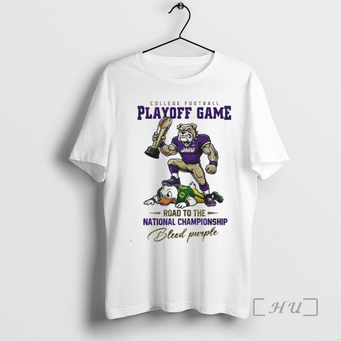 Trending James Madison Dukes Ncaa College Football Playoff Game Road National Championship Bleed T-Shirts