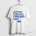 Trending January February Cougars April Byu Basketball T-Shirts
