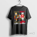 Trending Mascots Missouri Tigers Saturdays X Kansas City Chiefs Sundays Skyline T-Shirts