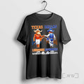 Trending Mascots Texas Longhorns Saturdays X Dallas Cowboys Sundays Skyline T-Shirts