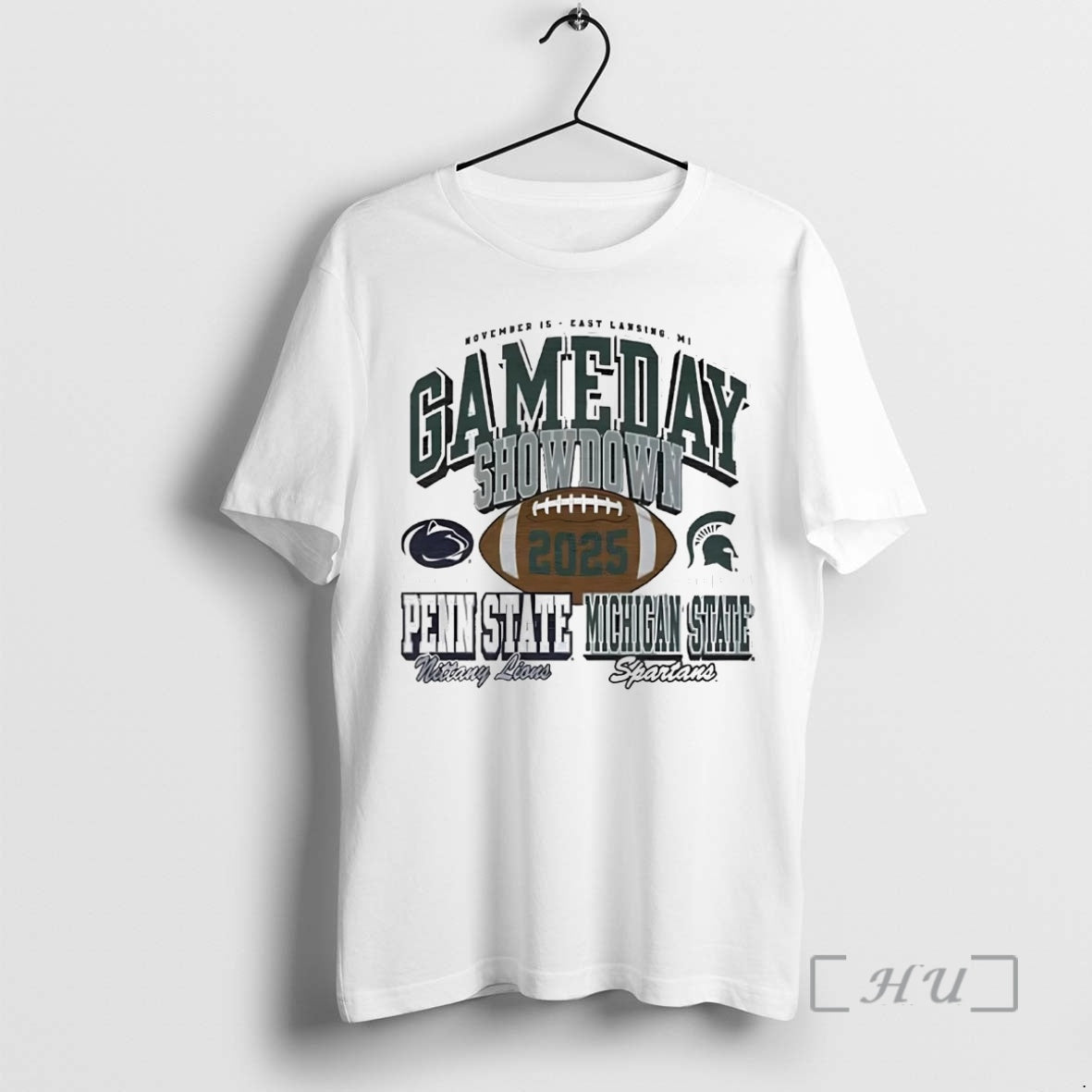 Trending Michigan State Spartans Vs Penn State Nittany Lions 2025 Gameday Showdown T-Shirts