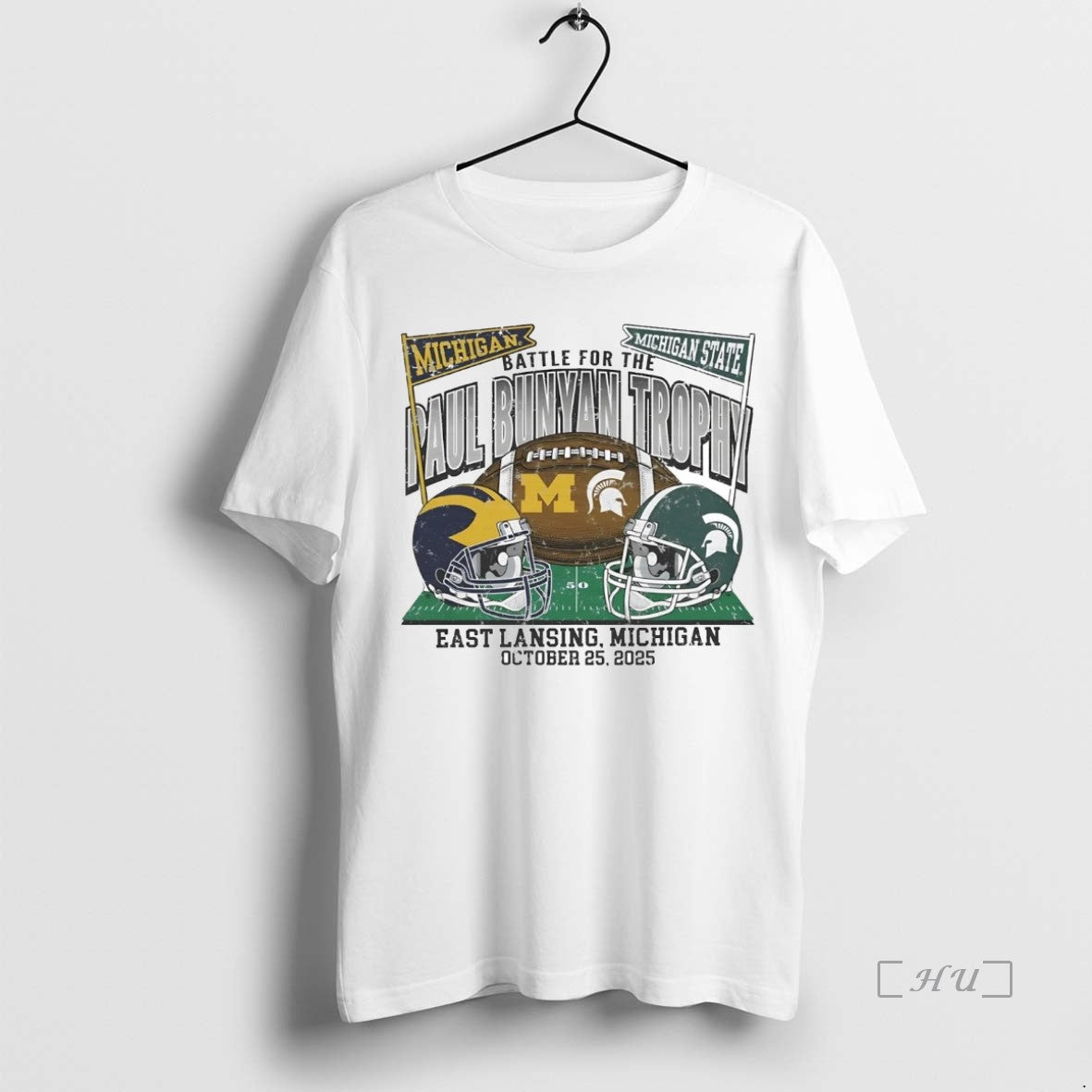 Trending Michigan State Spartans Vs Wolverines 2025 Battle Paul Bunyan Trophy T-Shirts
