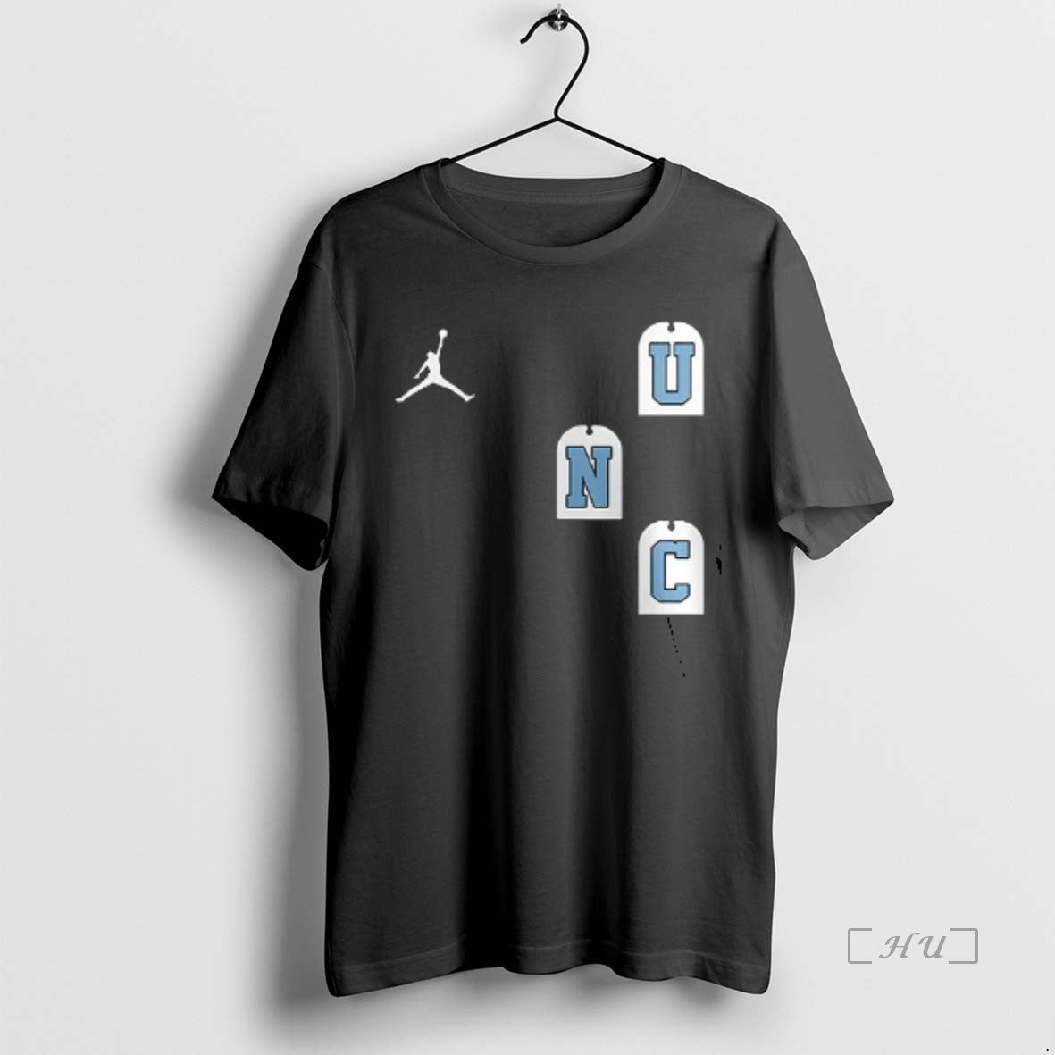 Trending North Carolina Tar Heels Coach Hubert Davis Logo Double Sided T-Shirts