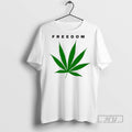 Trending Official Weed Freedom Charlie Kirk 2025 T Shirt