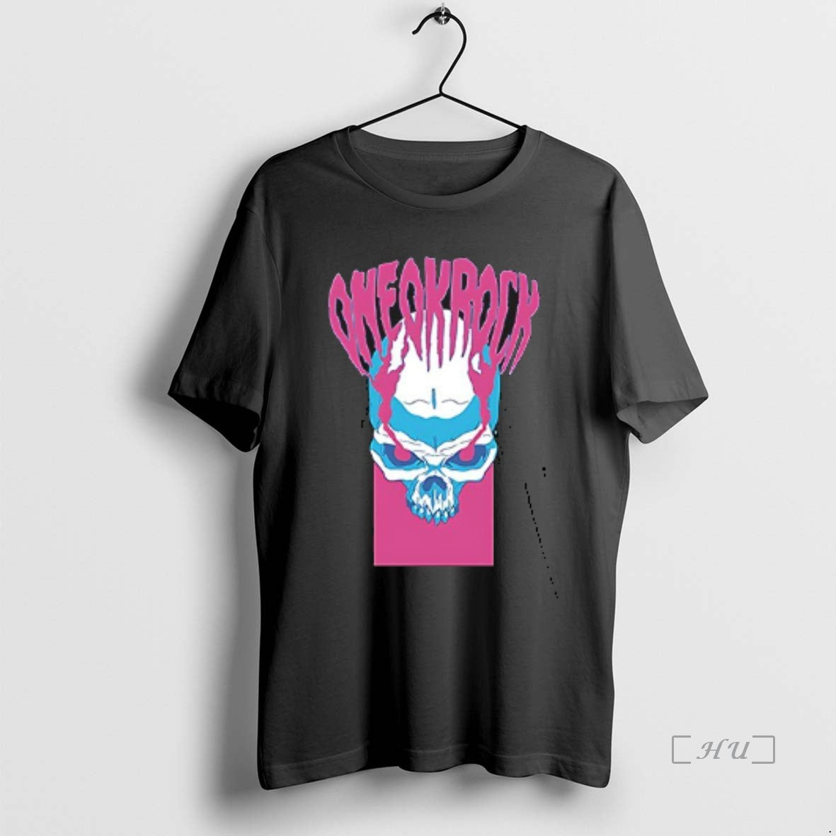 Trending One Ok Rock Detox Skeleton Skull Logo Double Sided T-Shirts