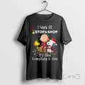 Trending Peanuts Characters Lights I Work Stop Shop Fine Everything Is Fine T-Shirts