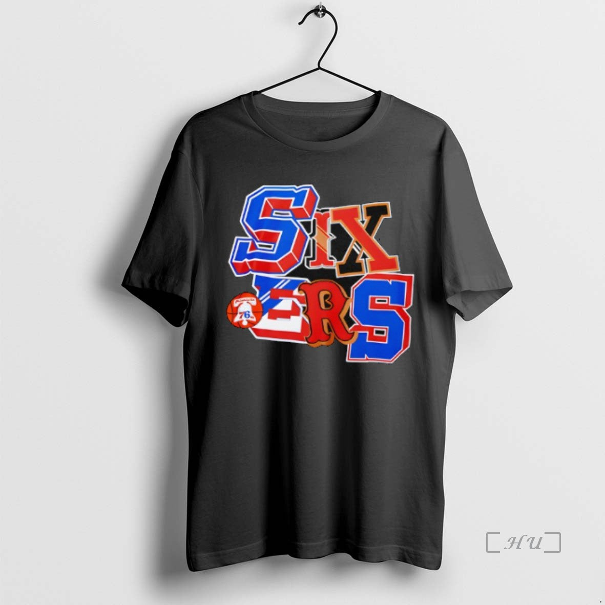 Trending Philadelphia 76ers Mitchell Ness Hyper Type Shrit T-Shirts