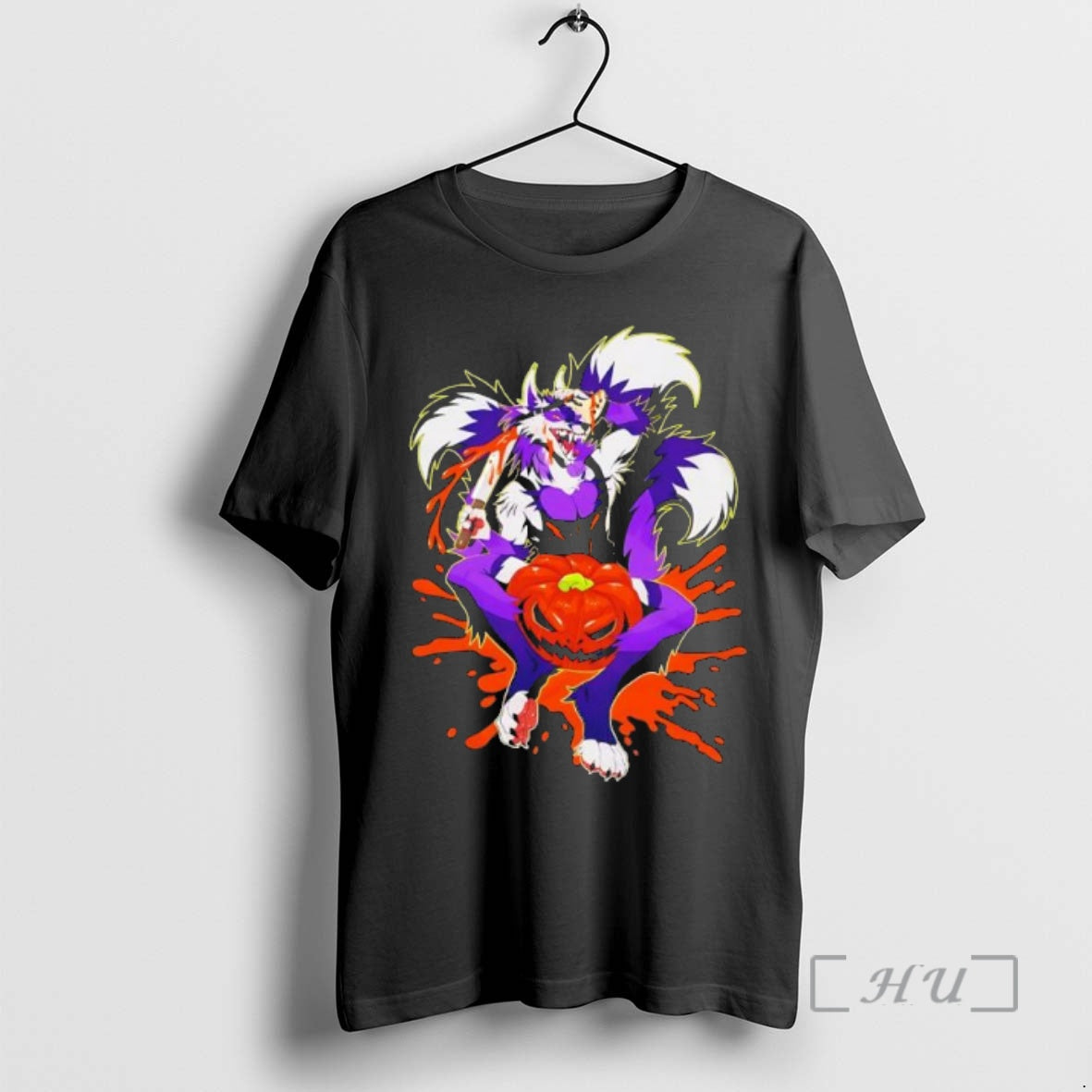 Trending Pumpkin Frisko Fox Black T-Shirts